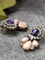 thumb Color Rhinestones Alloy Stud Chandelier earring 3