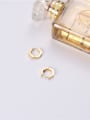 thumb Titanium With Gold Plated Simplistic Smooth  Geometric Clip On Earrings 2