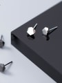 thumb Sterling Silver minimalist stereo black and white studs 1