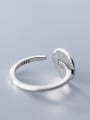 thumb 925 Sterling Silver With Antique Silver Plated Personality Apple Free Size Rings 2