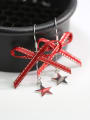 thumb Personalized Bowknot Little Star 925 Silver Earrings 0