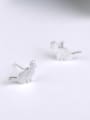 thumb Tiny Sitting Cat Stud Earrings 2