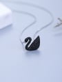 thumb 925 Silver Swan Necklace 0