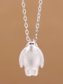 thumb Personalized Cartoon Baymax Silver Necklace 0