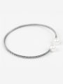 thumb Simple Freshwater Pearls Opening Bangle 2