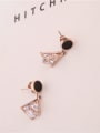 thumb Triangle Zircons Elegant Fashion Earrings 1