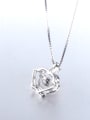 thumb Fashion Zircon Hollow Crown Necklace 2