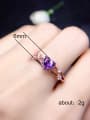 thumb Copper With Rose Gold Plated Cute Heart Cubic Zirconia Engagement Rings 1