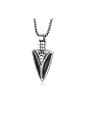 thumb Titanium With White Gold Plated Personality Geometric Men's  Pendants 4