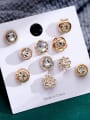 thumb Alloy With Gold Plated Trendy Flower Lapel Pins/Button Brooch 0