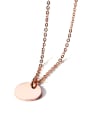 thumb Simple stainless steel unique temperament Necklace 2