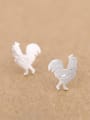 thumb Tiny Rooster Silver Opening Ring 2