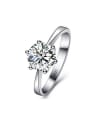 thumb Shining AAA Zircons Simple Exquisite Women Ring 0