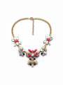 thumb Fashion Flowers-Shaped Alloy Sweater Necklace 0