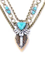 thumb Multi- layer Triangle Pendant Lady Necklace 1