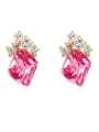 thumb Fashion Geometrcial austrian Crystals Alloy Stud Earrings 2