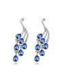 thumb Fashion Blue Zircon Women Earrings 0