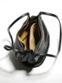 thumb First layer cowhide leisure vertical section bucket bag 4