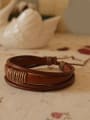 thumb 2018 Retro Unisex Cownhide Leather Bracelet 1