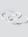 thumb S925 silver exaggerated large circle hoop earring 2