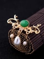 thumb Generous Artificial Pearls Alloy Brooch 3