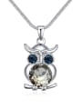 thumb Personalized Owl Pendant Cubic austrian Crystals Alloy Necklace 5