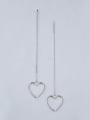 thumb All-match Heart Shaped Line Earrings 0