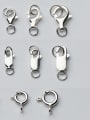 thumb 925 Sterling Silver With Platinum Plated Classic Clasps 1