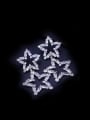 thumb Fashion Personality Double Star Drop Cluster earring 0