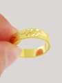 thumb All-match 24K Gold Plated Heart Pattern Copper Ring 2