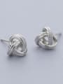 thumb Women 925 Silver Geometric Shaped stud Earring 2