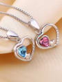 thumb Romantic Hollow Love Crystal Fashion Pendant 1