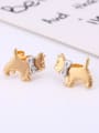 thumb Lovely Hypoallergenic Cartoon Dog Shaped Earrings 0