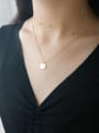 thumb Pure Silver Choker round deck Necklace 4
