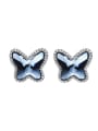 thumb S925 Silver Butterfly-shaped stud Earring 0