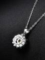 thumb S925 Silver Flower-shaped Necklace 4