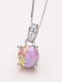 thumb Colorful Zircon Pendant 0