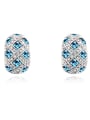 thumb Personalized Shiny austrian Crystals Alloy Stud Earrings 3