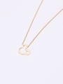 thumb Titanium With Gold Plated Simplistic Mickey Mouse  Necklaces 0
