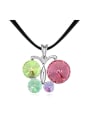 thumb Personalized Cubic austrian Crystals Butterfly Pendant Alloy Necklace 0