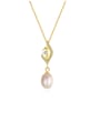 thumb 925 Sterling Silver With Gold Plated Simplistic Irregular Necklaces 0