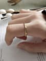 thumb Sterling Silver simple bamboo Festival adjustable rings 1