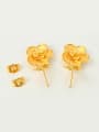 thumb Retro style Flowery Stud Earrings 2