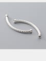 thumb 925 Sterling Silver With Silver Plated Printed Bent Pipe 3