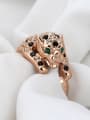 thumb Fashion Leopard Rose Gold Plated Ring 1