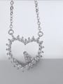 thumb Love Heart -shaped Zircons Women Necklace 1