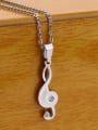 thumb Fashion Music Symbol Lovers Necklace 2