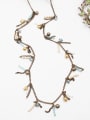 thumb Exquisite Antique Bronze Plated Zircons Necklace 1