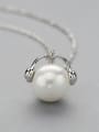 thumb S925 Silver Pearl Necklace 3