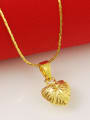 thumb Elegant 24K Gold Plated Heart Shaped Necklace 2